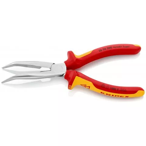 Pince Demi-ronde KNIPEX Avec Tranchant - Poignée Isolée 1000V - 26 26 200 1 Pince Demi-ronde KNIPEX Avec Tranchant - Poignée Isolée 1000V - 26 26 200