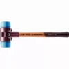 Maillet HALDER SIMPLEX TPE Souple Avec Boîtier En Fonte Malléable Et Manche En Bois - D=30 Mm - 3001.030