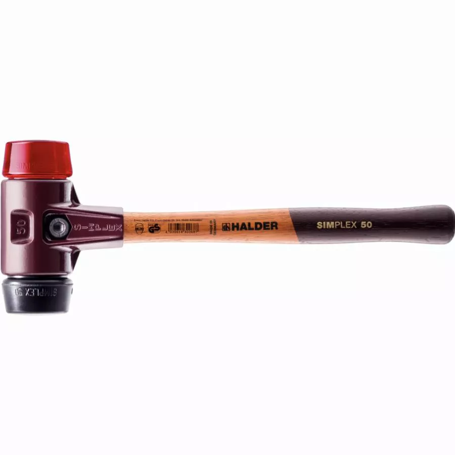 Maillet HALDER SIMPLEX Caoutchouc Chargé / Plastique Avec Boîtier En Fonte Malléable Et Manche En Bois - D=30 Mm - 3026.030 1 Maillet HALDER SIMPLEX Caoutchouc Chargé / Plastique Avec Boîtier En Fonte Malléable Et Manche En Bois - D=30 Mm - 3026.030