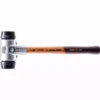 Maillet HALDER SIMPLEX Caoutchouc Chargé Avec Boîtier En Aluminium Et Manche En Bois - D=50 Mm - 3102.050