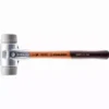 Maillet HALDER SIMPLEX TPE Moyen Avec Boîtier En Aluminium Et Manche En Bois - D=60 Mm - 3103.060