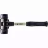 Maillet HALDER SIMPLEX Caoutchouc Chargé Avec Boîtier En Fonte Malléable Renforcée Et Manche En Fibre De Verre - D=30 Mm - 3702.030