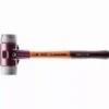 Maillet HALDER SIMPLEX TPE Moyen / Métal Doux Avec Boîtier En Fonte Malléable Et Manche En Bois - D=40 Mm - 3039.040