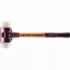 Maillet HALDER SIMPLEX Superplastique / Nylon Avec Boîtier En Fonte Malléable Et Manche En Bois - D=30 Mm - 3078.030