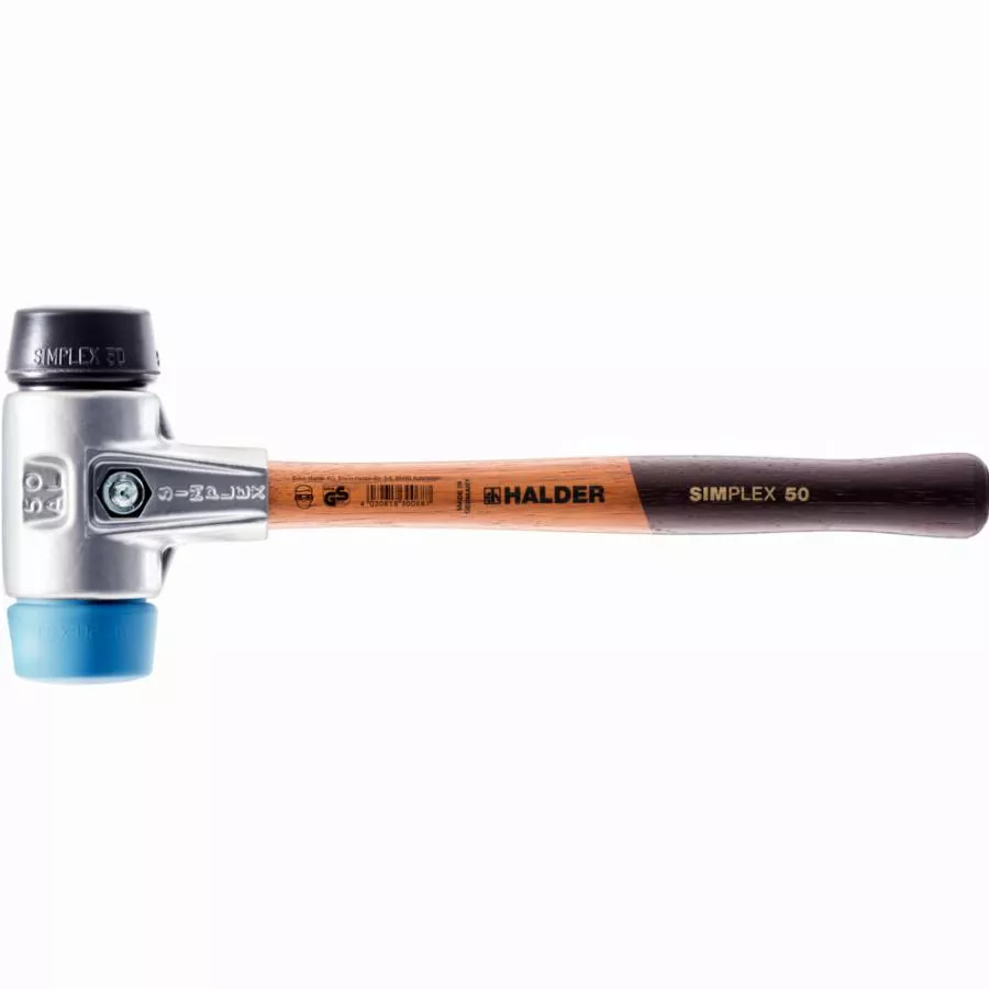 Maillet HALDER SIMPLEX TPE Souple / TPE Souple Avec Boîtier En Aluminium Et Manche En Bois - D=60 Mm - 3112.060 1 Maillet HALDER SIMPLEX TPE Souple / TPE Souple Avec Boîtier En Aluminium Et Manche En Bois - D=60 Mm - 3112.060