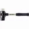 Maillet HALDER SIMPLEX Caoutchouc Chargé / Superplastique Avec Boîtier En Fonte Malléable Renforcée Et Manche En Fibre De Verre - D=50 Mm - 3727.050
