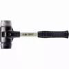 Maillet HALDER SIMPLEX Caoutchouc Chargé / Métal Doux Avec Boîtier En Fonte Malléable Renforcée Et Manche En Fibre De Verre - D=60 Mm - 3729.060