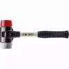 Maillet HALDER SIMPLEX TPE Moyen / Plastique Avec Boîtier En Fonte Malléable Renforcée Et Manche En Fibre De Verre - D=30 Mm - 3736.030