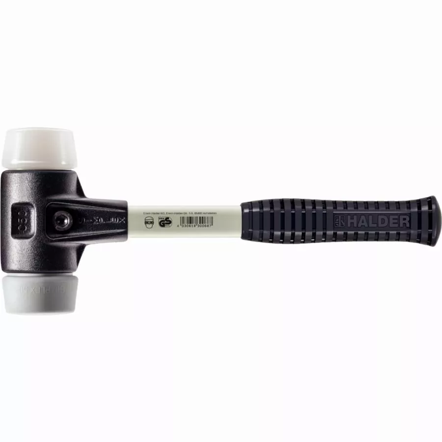 Maillet HALDER SIMPLEX TPE Moyen / Superplastique Avec Boîtier En Fonte Malléable Renforcée Et Manche En Fibre De Verre - D=60 Mm - 3737.060 1 Maillet HALDER SIMPLEX TPE Moyen / Superplastique Avec Boîtier En Fonte Malléable Renforcée Et Manche En Fibre De Verre - D=60 Mm - 3737.060