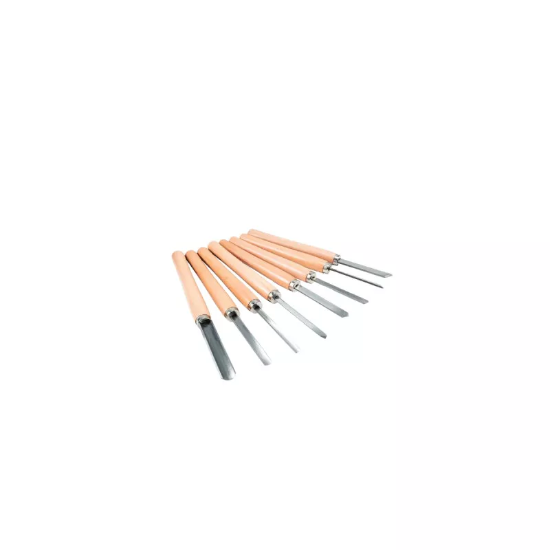 Jeu D'outils De Tournage Scheppach - 8 Pcs - 7902301601 1 Jeu D'outils De Tournage Scheppach - 8 Pcs - 7902301601