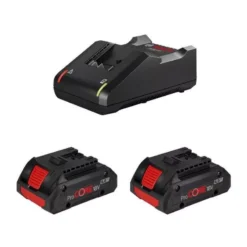 Kit BOSCH Visseuse à Chocs + Perceuse Visseuse + 2 Batteries 4.0Ah + Chargeur - 06019J0204 -Magasin D'outils Professionnels pack bosch 06019j0204 visseuse a chocs gdx 18v 210 c perceuse visseuse gsr 18v 60 c 2x40ah procore l boxx 3