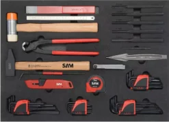 Servante 6 Tiroirs + 200 Outils De Maintenance Indus. SAM OUTILLAGE Modules Mousse - 416-200M 8 Servante 6 Tiroirs + 200 Outils De Maintenance Indus. SAM OUTILLAGE Modules Mousse - 416-200M -Magasin D'outils Professionnels s 416 200mz 01