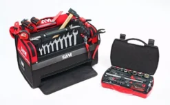 Caisse à Outils Textile 39L + 100 Outils De Maintenance SAM OUTILLAGE - CP-100-BAG1N
